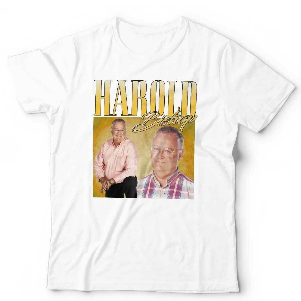 Harold Bishop T-Shirt Wertschätzung Unisex Hommage Nachbarn Hirsch Junggesellenabschied Lustig
