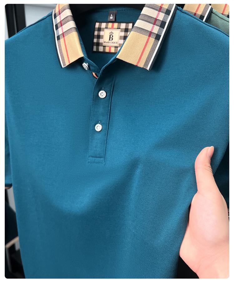 Zomer Polo Shirt met Korte Mouwen voor Heren - Volwassen, Veelzijdige Business Casual Kleding