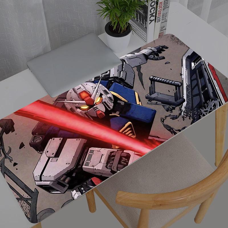 Mouse Pad Large Rubber PC Mobile Suit Gundam Computer Gaming Accessories Mousepad New Desk Mat Locking Edge Gamer Carpet