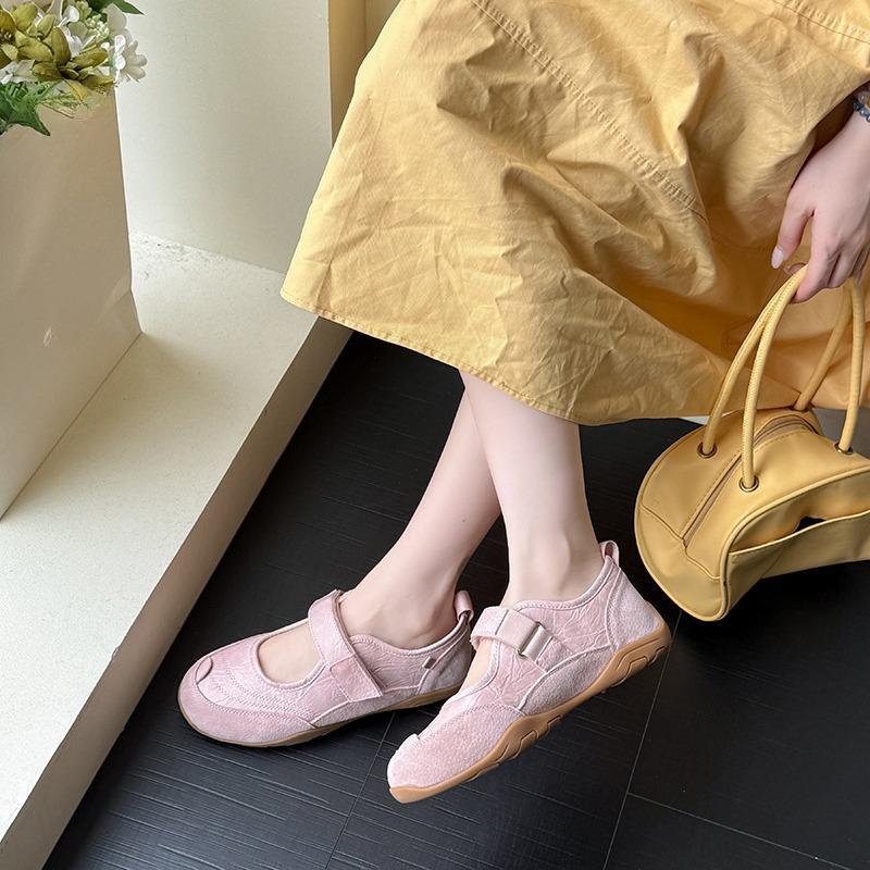 Fashion 2025 Mary Jane Shoes Women's Platform Lightweight and Versatile Comfortable Breathable Casual Sports Shoes