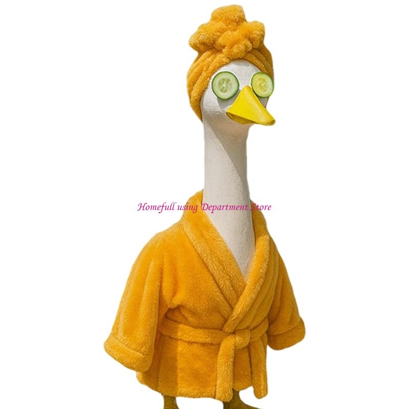 

Colorful Celebratory Waterfowl Costume Permanent Polyester Grass Garden Decoration Set