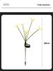 Pilzform Solar-LED-Lichterkette, Wasserdichte Outdoor-Campinglichter, Quallen-Design mit Windbetrieb