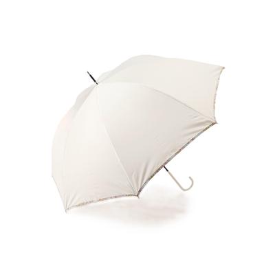Afternoon Tea Living JN12 Guarda-sol Proteção UV e Bloqueio de Luz Guarda-chuva Longo com Estampa Floral Pequena Adequado para Sol e Marfim [100% Tecido]