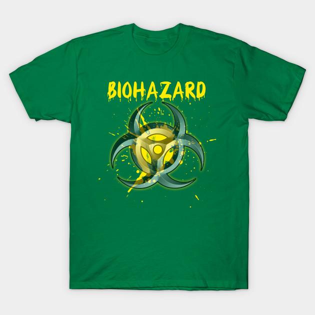 Unisex Fashion TShirt Biohazard Print TShirt Plus Size XS-6XL T-Shirt 100%Cotton Tops O Neck Short Sleeve Tees