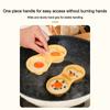 Durable Silicone Egg Cooker Heart-Shaped Multi-Functional Omelette Mold Egg Steamer Kitchen Cooking Tool