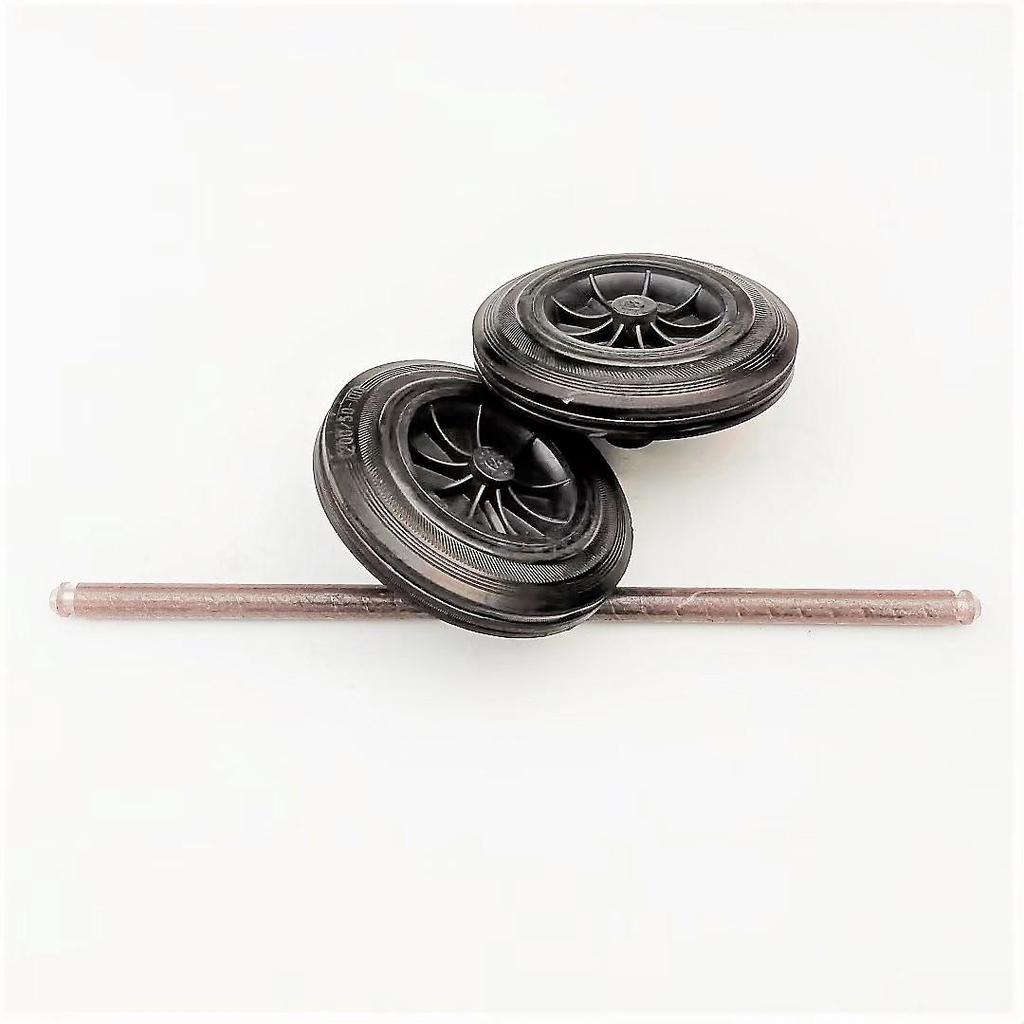 Çöp Arabası İçin Ağır Hizmet Siyah Kauçuk Döner Tekerlek