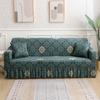 1/2/3/4 seater sofa Couch Cover with Skirt Durable Washable High Elastic Stretchable Easy Fit Universal Furniture Protector