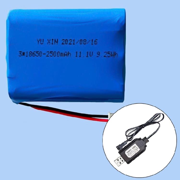 Pair Of 7.2V USB Charging Cable for JST/SM2.0 2P Plug for NiMH and NiCd Battery Powereds Toys