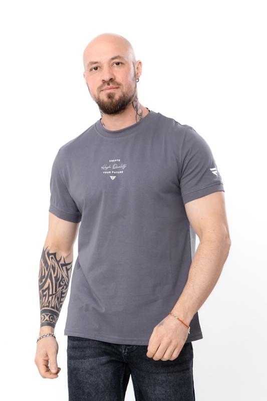 Men's Plus Size T-Shirt with Graphic Print Design, Summer 8061-001-33-1 HC