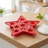 Five Star Shaped Ice Maker Tool Silicone Pentagram Ice Tray Durable Freeze Mold Maker  Party