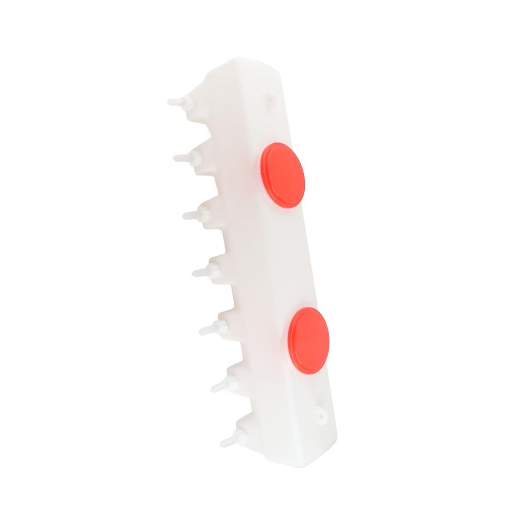 9l silicone lamb drink feeder, 14 nipples, double-sided cattle milk feed with shaft valve for calves, piglets, lambs, dog, animal milk feeder, cattle