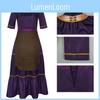 Coco Melda Cosplay Costume For Halloween Stage Performance With Soft Knit Fabric For Adults