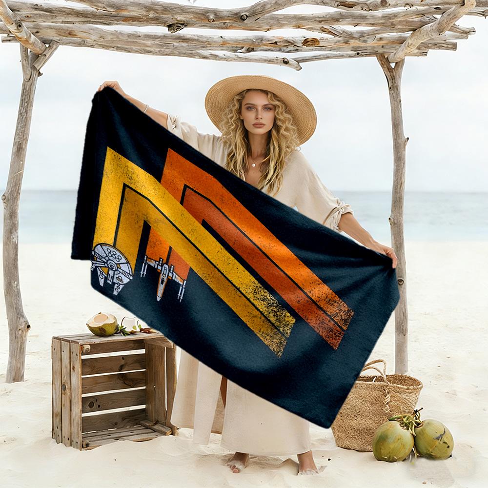 Star Wars Beach Towel Super Soft Absorbent Comfortable Lightweight
