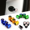 For Subaru WRX Forester XV Outback Impreza STI Legacy BRZ Tribeca 4pcs Car Wheel Tire Valves Tyre Stem Air Caps Cover 5reu