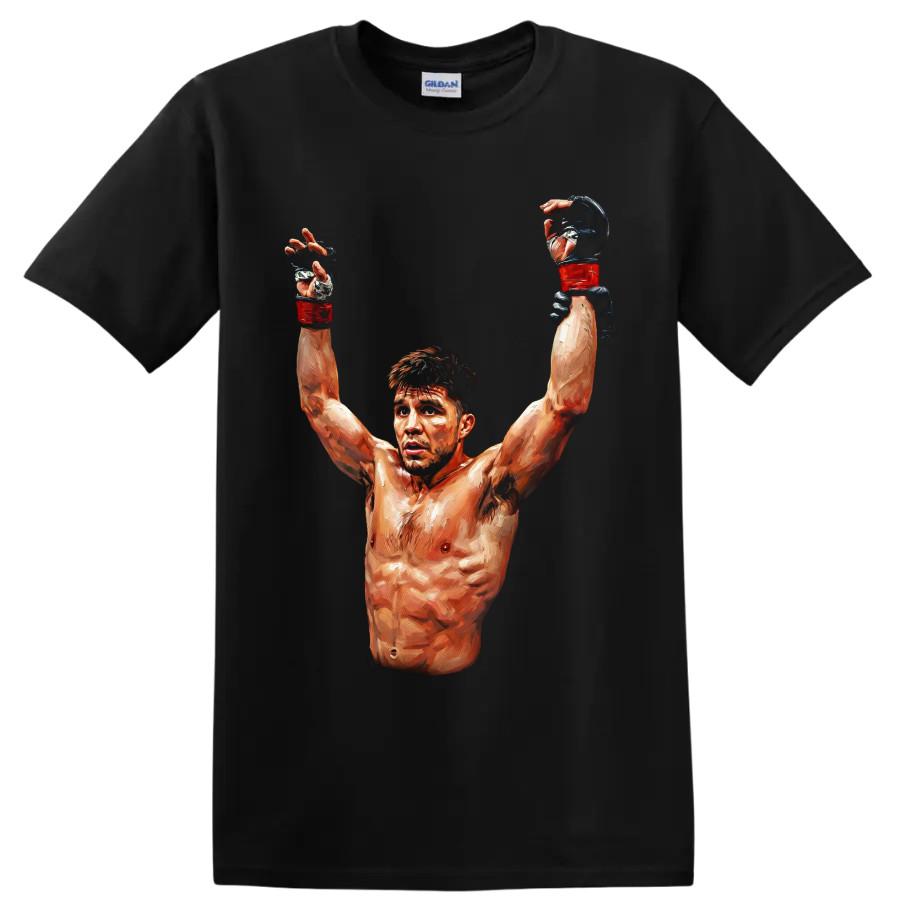 Gennady Golovkin Boxing Champion T Shirt W/ Raised Gloves Portrait Tee Gift Fan
