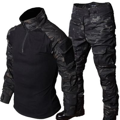 Uniform Shirt Cargo Pants Waterproof Outdoor Clothes Camping Suits Camo Men Clothing Breathable