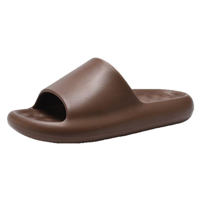 Slippers women's summer home bathroom non-slip EVA thick-bottomed beach couple wearing cool slippers men