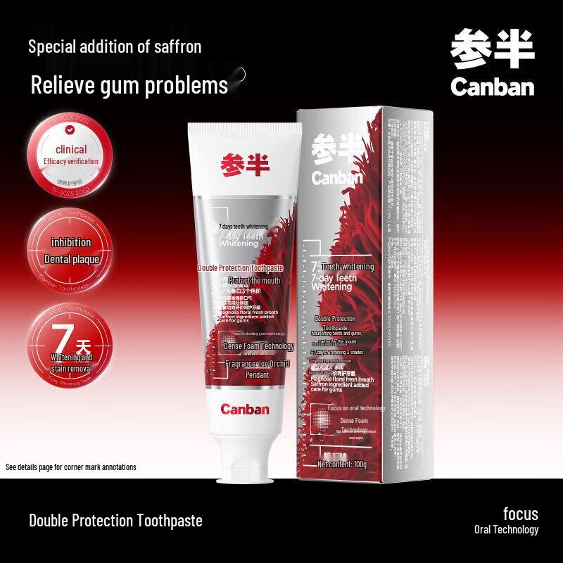 Censen Saffron Series Double Care Toothpaste