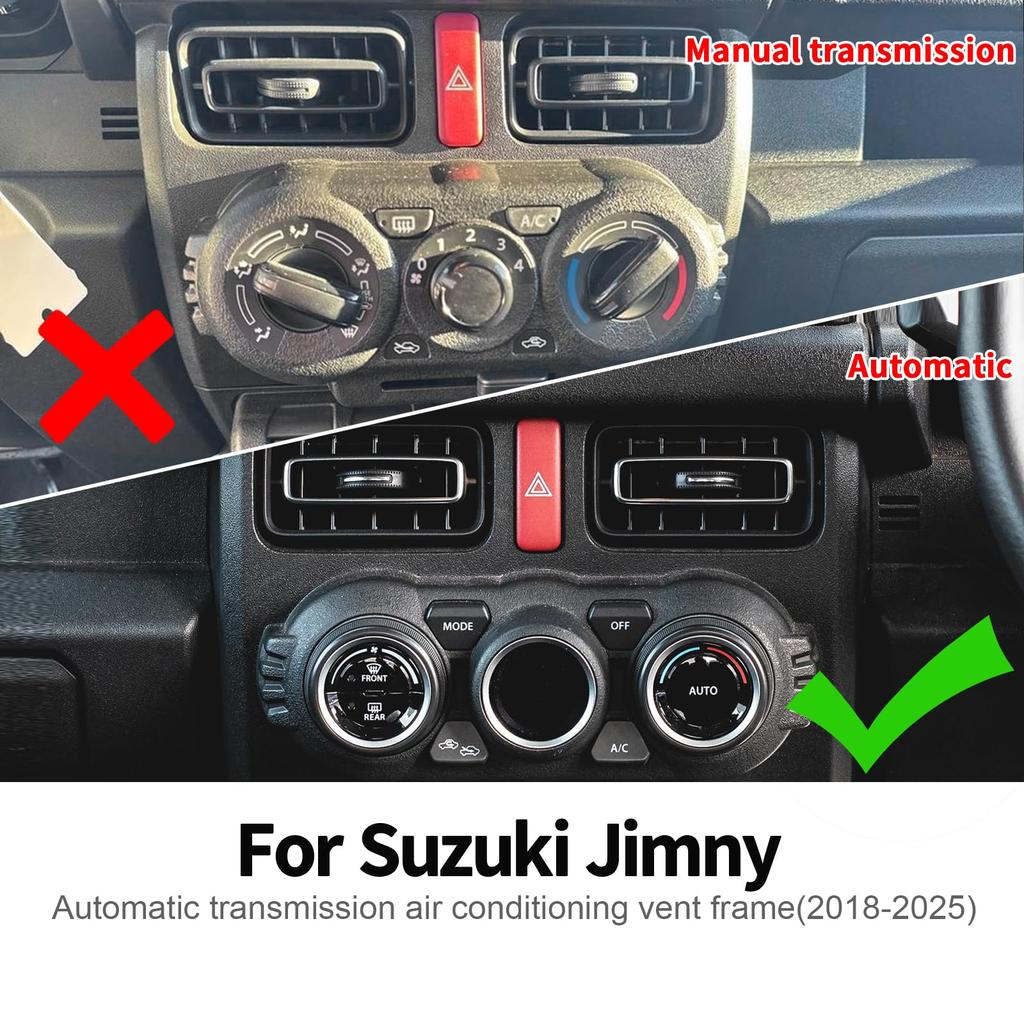 AIRSPEED Suzuki Jimny JB64 JB74 JC74 Dedicated Accessory Interior Parts Interior Protective Cover Automatic Central Air Vent Panel Cover Central