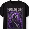 Grim Reaper Skull Death Scythe Gothic Horror Graphic Unisex TShirt