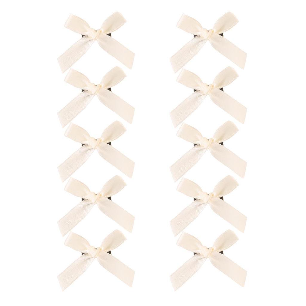 Ballet Style 4cm Bow Duckbill Hair Clip - Sweet Ribbon Hair Accessory