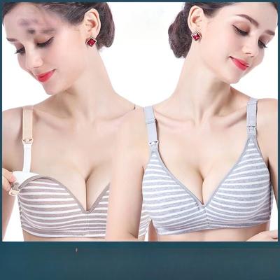 Maternity Bras Wirefree Nursing Bra Panties Set Pregnancy Clothes Prevent Sagging Breastfeeding Women's Breathable Lactancia Bra