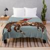 Cute pony theme blanket cartoon pony flannel blanket blanket light and warm