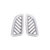 For Mercedes-Benz GLC 2016- Silver ABS Dashboard Upper Air Outlet Vent Trim