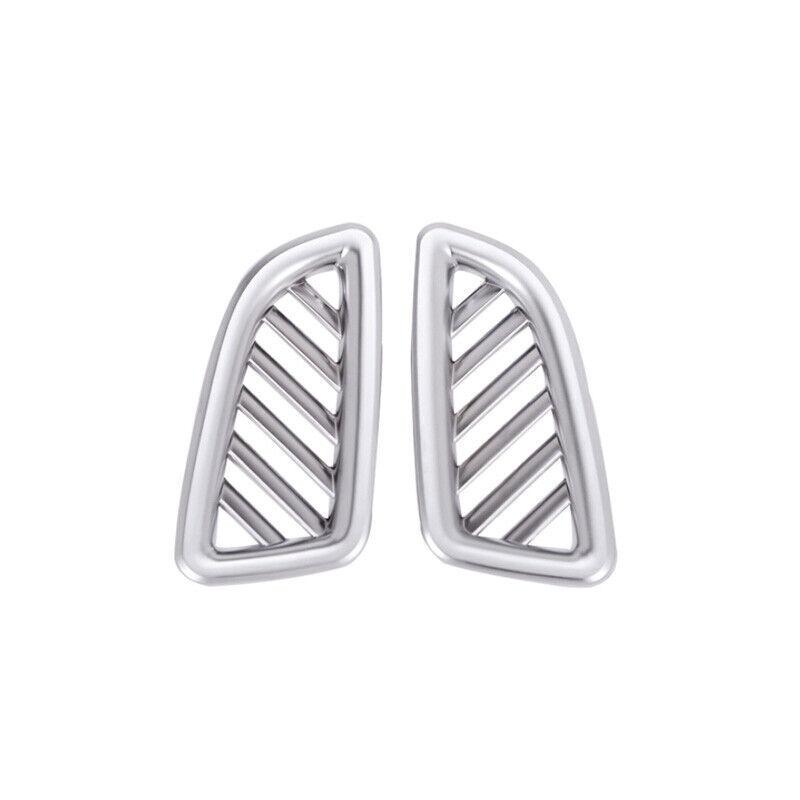 For Mercedes-Benz GLC 2016- Silver ABS Dashboard Upper Air Outlet Vent Trim