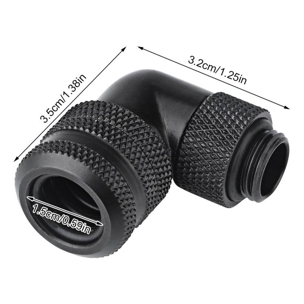 14MM PC Water Cooling Fitting G1/4 Thread Tube Connector Brass Fitting  Hard Tube Installation