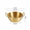Rustless Steel Serving Bowl Round Deep Appetizer Bowl Practical Food Basin  Fruit Storage