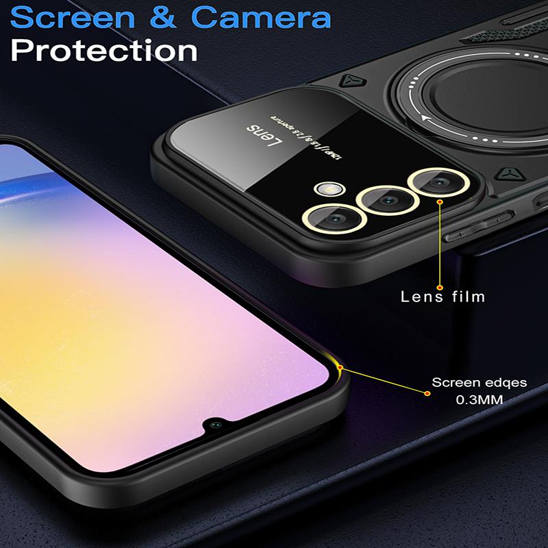 Shockproof Armor Case For Infinix HOT 40 Pro Hot 40i Smart 7 Magnetic Ring Stand Bumper Silicone Phone Back Cover Capa Hot 40