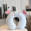 Soft Velvet U Shape Neck Pillow With Optional Animal Designs Memory Foam Cushion For Children Traveling