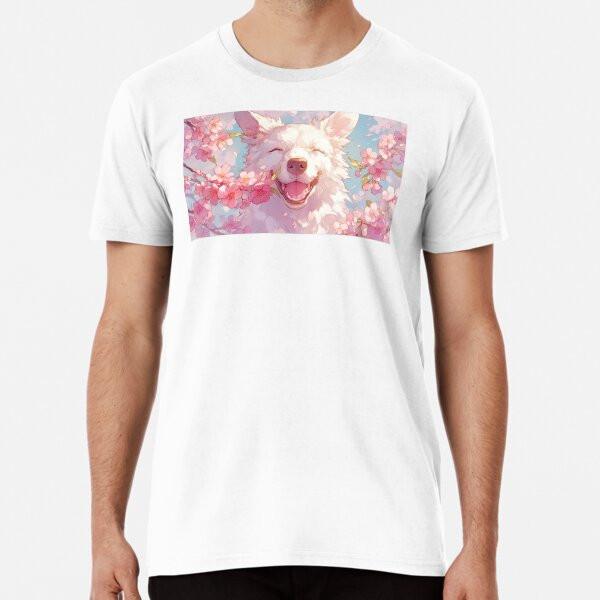 Dog Laughing At the Coming of Spring Premium S To 5XL Made In the AU/USA T-Shirt