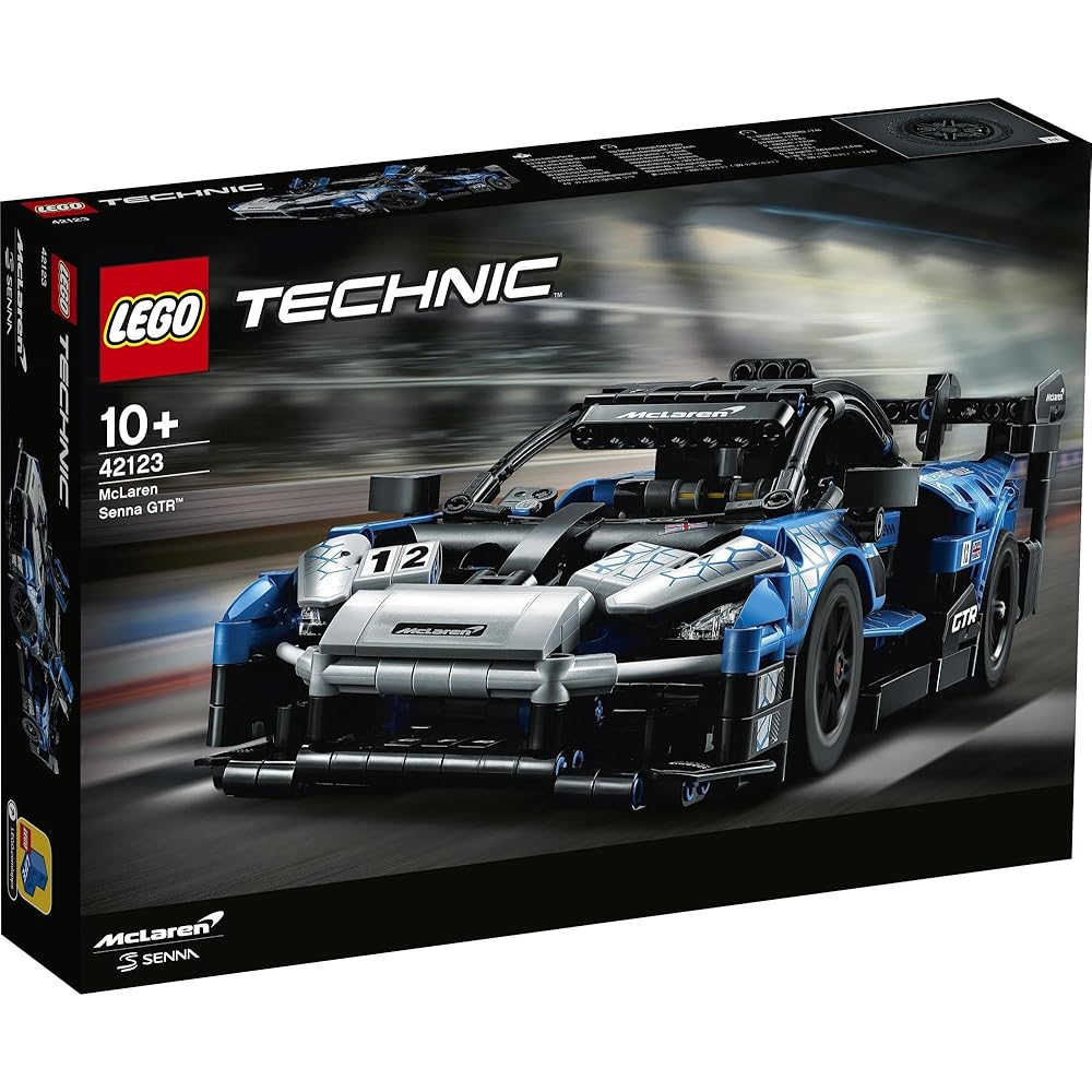 LEGO Technic McLaren Senna GTR Toy Building Set 42123 STEM Educational Car for Boys 10 Years and Up