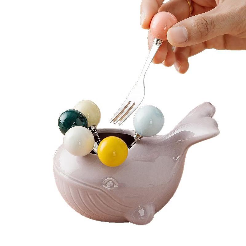 Ru Han Stainless Steel Fruit Fork Set