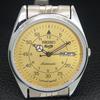 REFURBISHED SEIKO 5 AUTOMATIC 6309A VINTAGE JAPAN MENS GOLDEN WATCH a442288-1
