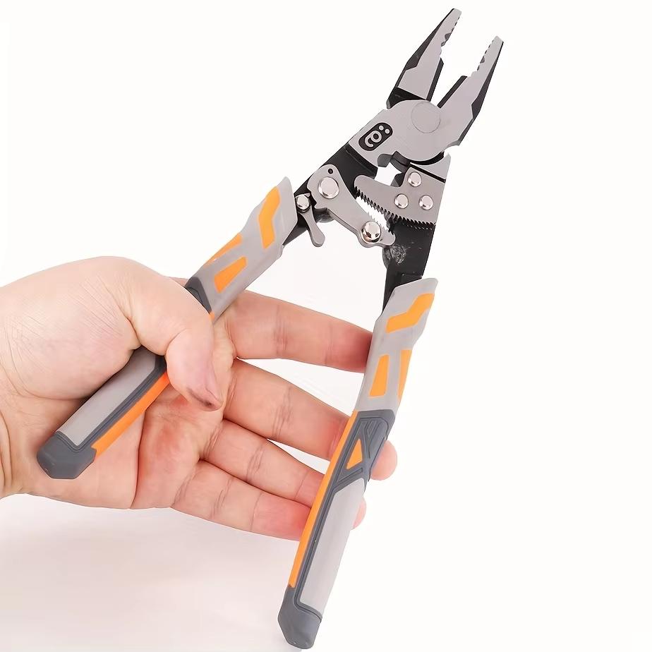 Cleste Nou cu Clichet Autoblocant Tăietor de Sârmă Multifuncțional 9 Inch Cleste Electrician Grad Industrial Scule de Mână cu Economie de Efort