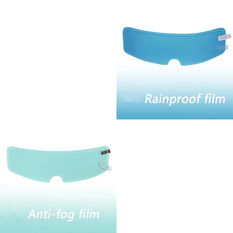 1/2pc Moto Helmet Anti-fog Film Rainproof Visor Helmet Membrane Universal Motorcycle Electric Helmet Waterproof Anti-fog GogglesSpeed Sensors 6