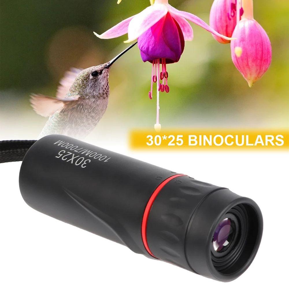 For Hunting Tourism Spotting Optical  Green Film Telescope 30x25 Monocular Telescope Handheld