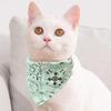 Dog Bandana Collar, Paisley Pattern Dog Bandana with D-Ring, No-Tie Adjustable Stylish Bandana Collar for Small Medium Large Dogs