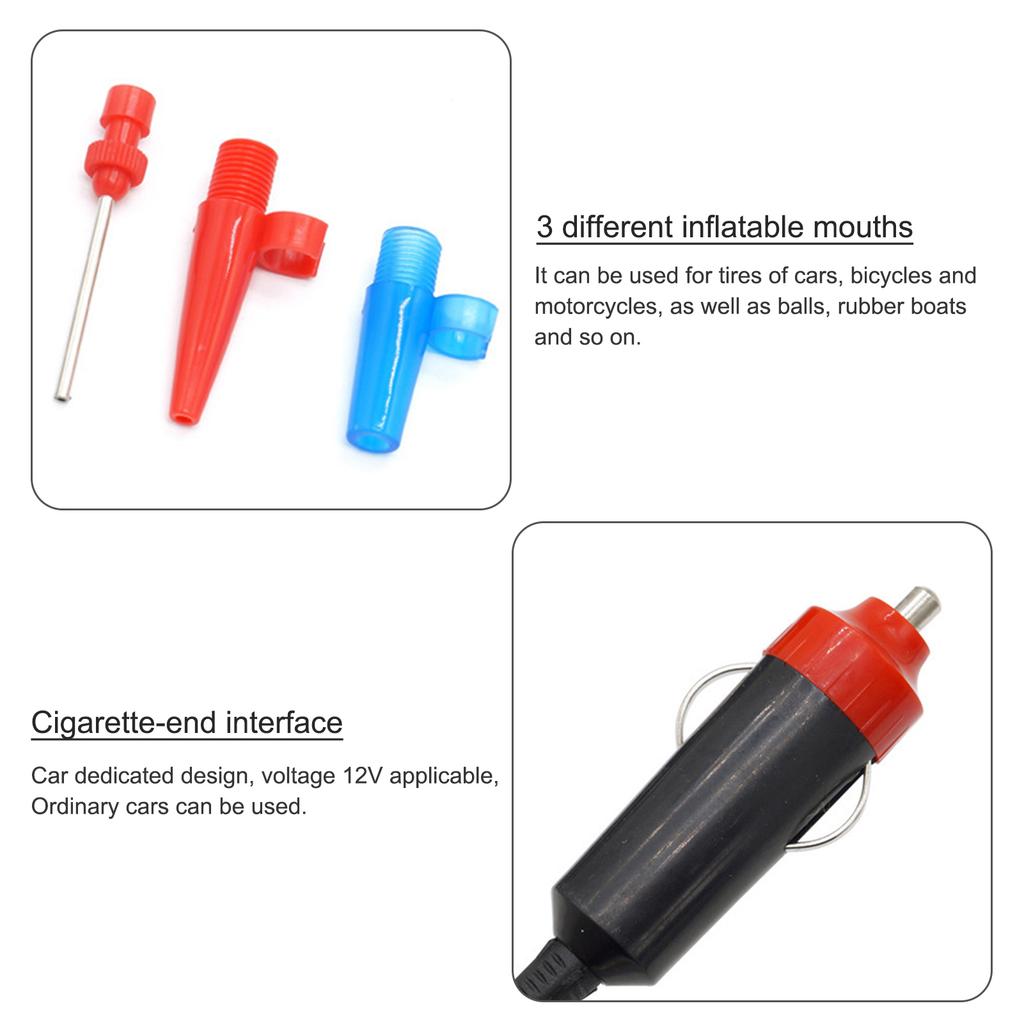 New Portable  300psi 12v Car Inflator Pump Car  Electric Tyre Pump for Emergency Needs Car Tyre Inflating
