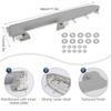 Front Left Door Armrest Repair Kit Driver For Chevy Silverado GMC Sierra 1500 2500HD 3500HD 2010-2014 22818465 20920830 20924566