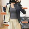 2026 Women's Yoga Jacket: New Style, Plus Velvet, Thick Warm, Long Sleeve, Stand Collar, Sport & Outdoor Fitness Top