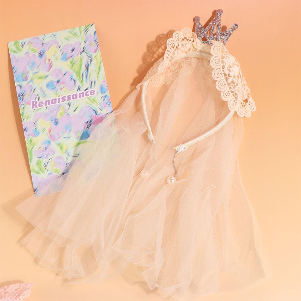 Crown Birthday Hairband Mesh Girls Hair Hoop Simple Happy Birthday Headband  Party