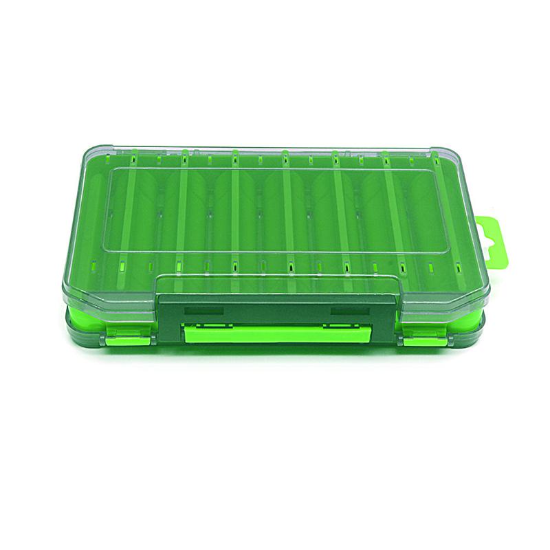 Double-Sided Lure Box Fishing Tool Box Hard Bait Box Storage Accessories Box Fishing Tackle Box