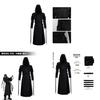 Dead By Daylight The Ghost Face Cosplay Costume With Polyester Spandex For Anime Role Playing Fans