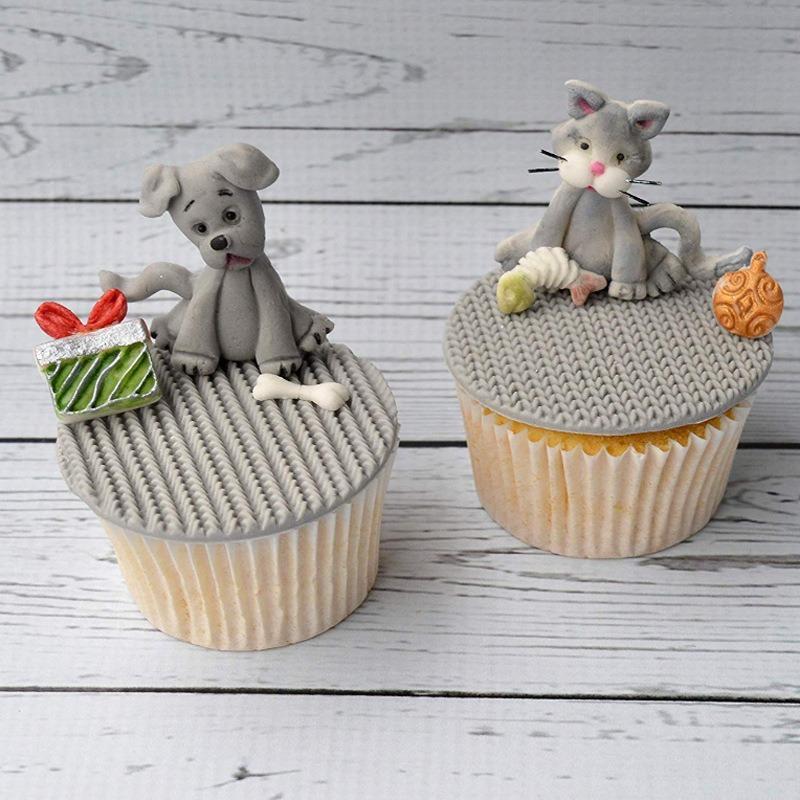 Kitty Silicone Sugarcraft Mold Resin Tools Cupcake Baking Mould Fondant Cake Decorating Tools