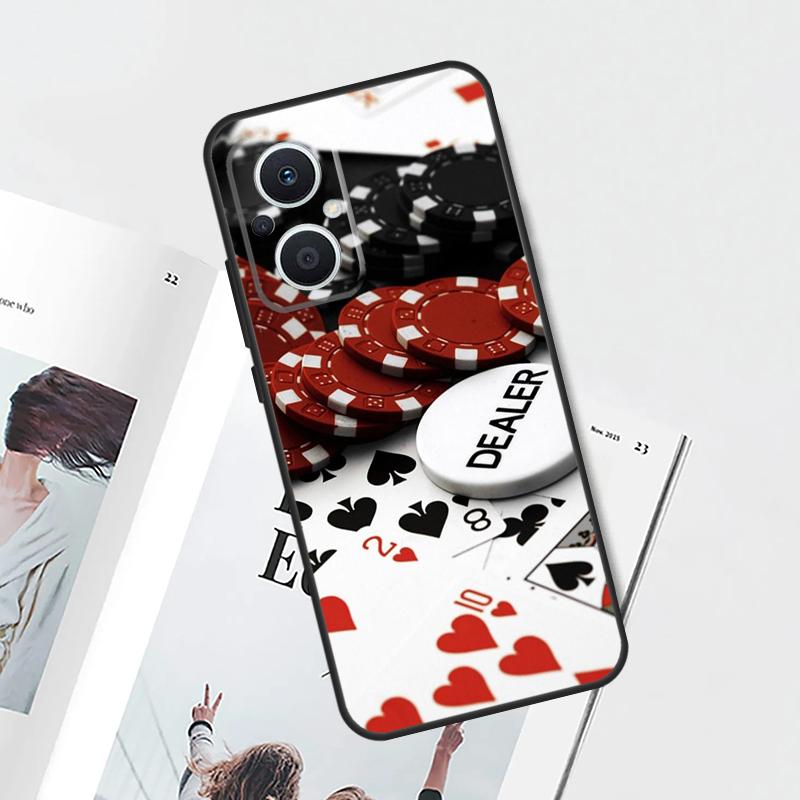 

Dices Poker Casino Case For OPPO Find X9 X8 X6 Pro OPPO Reno 7 8 Lite 10 11 12 13 14 Pro 11F 12F 13F 14F Cover OPPO Reno10 5G