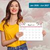 2026 Wall Calendar - 2026 Calendar Runs from January 2026 to December 2026, 8.5" x 11", Floral Calendar for Wall or Desk, Feminine Design for Office,